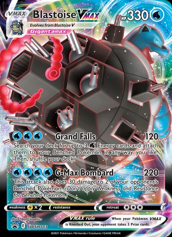 Blastoise VMAX – SWSH Black Star Promos SWSH103