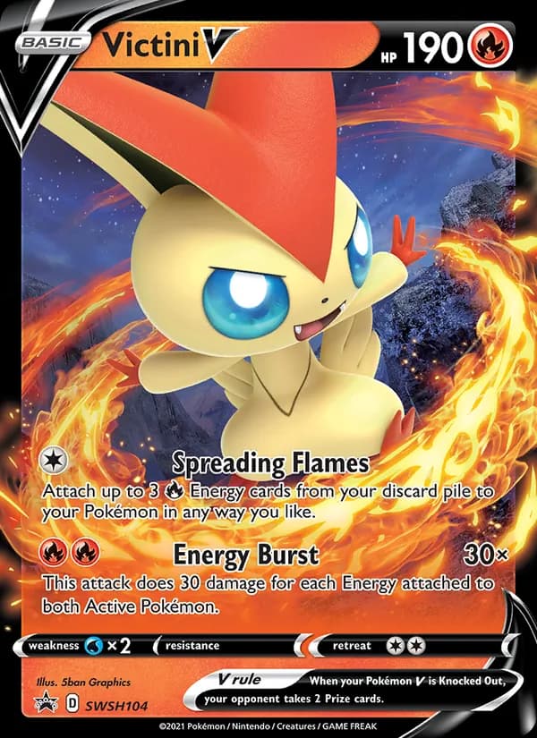 Victini V – SWSH Black Star Promos SWSH104