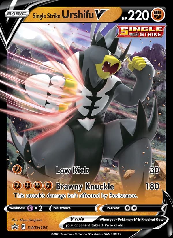 Single Strike Urshifu V – SWSH Black Star Promos SWSH106