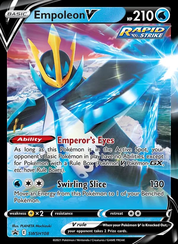 Empoleon V – SWSH Black Star Promos SWSH108