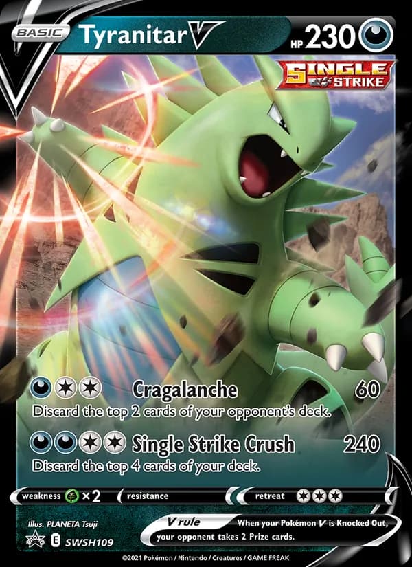 Tyranitar V – SWSH Black Star Promos SWSH109