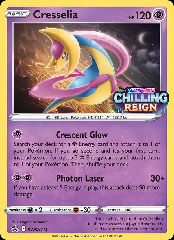 Cresselia – SWSH Black Star Promos SWSH114