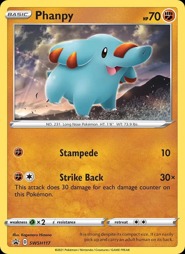 Phanpy – SWSH Black Star Promos SWSH117