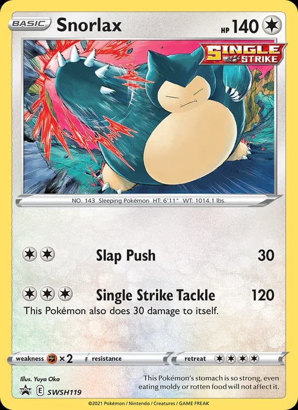 Snorlax – SWSH Black Star Promos SWSH119