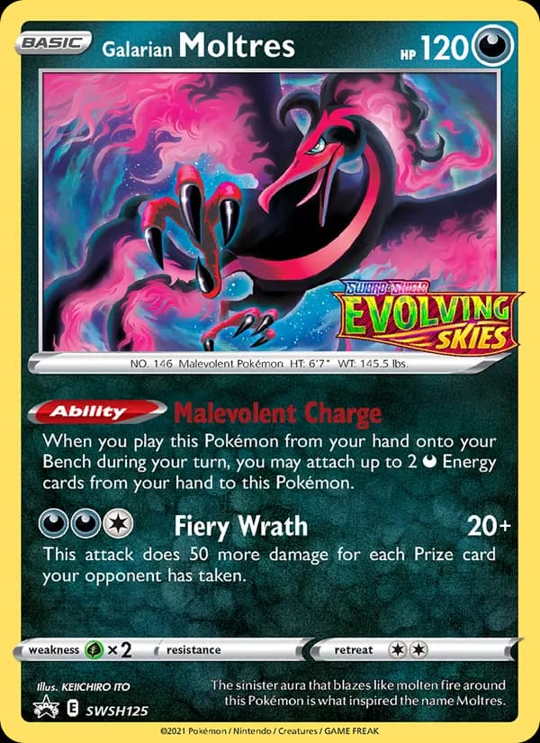 Galarian Moltres – SWSH Black Star Promos SWSH125