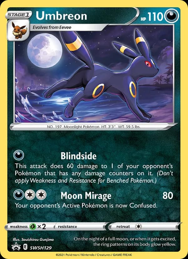Umbreon – SWSH Black Star Promos SWSH129
