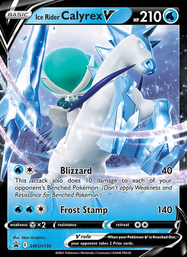 Ice Rider Calyrex V – SWSH Black Star Promos SWSH130