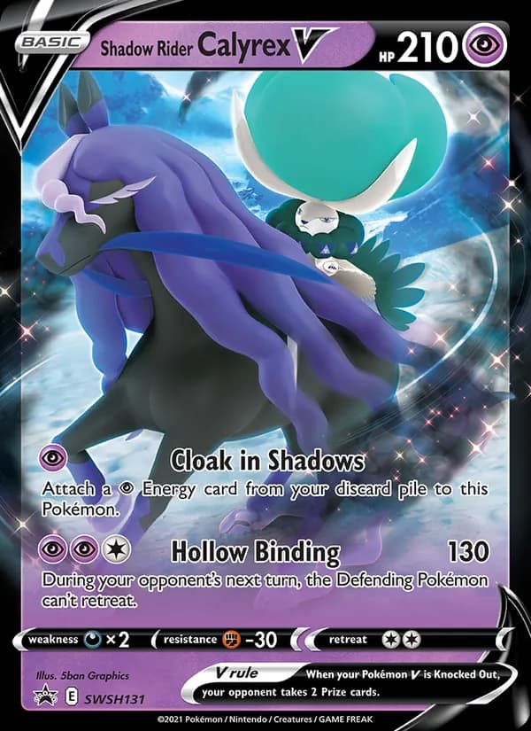 Shadow Rider Calyrex V – SWSH Black Star Promos SWSH131