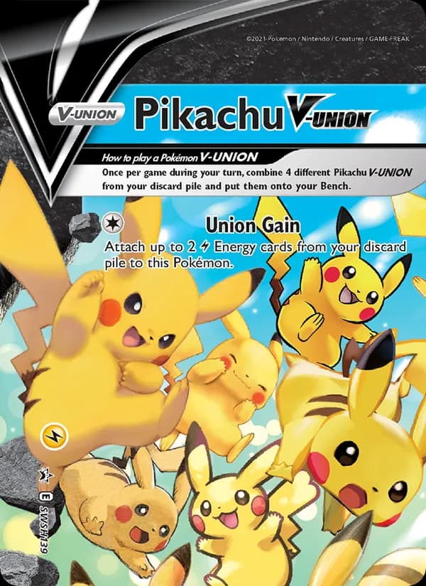 Pikachu V-UNION – SWSH Black Star Promos SWSH139