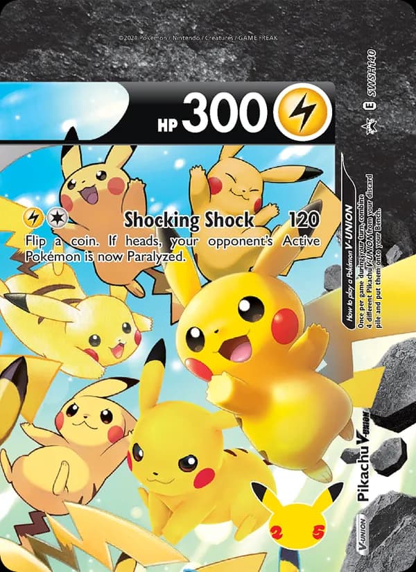 Pikachu V-UNION – SWSH Black Star Promos SWSH140