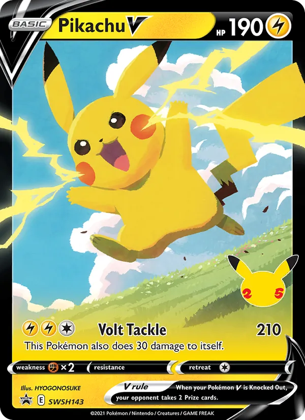 Pikachu V – SWSH Black Star Promos SWSH143