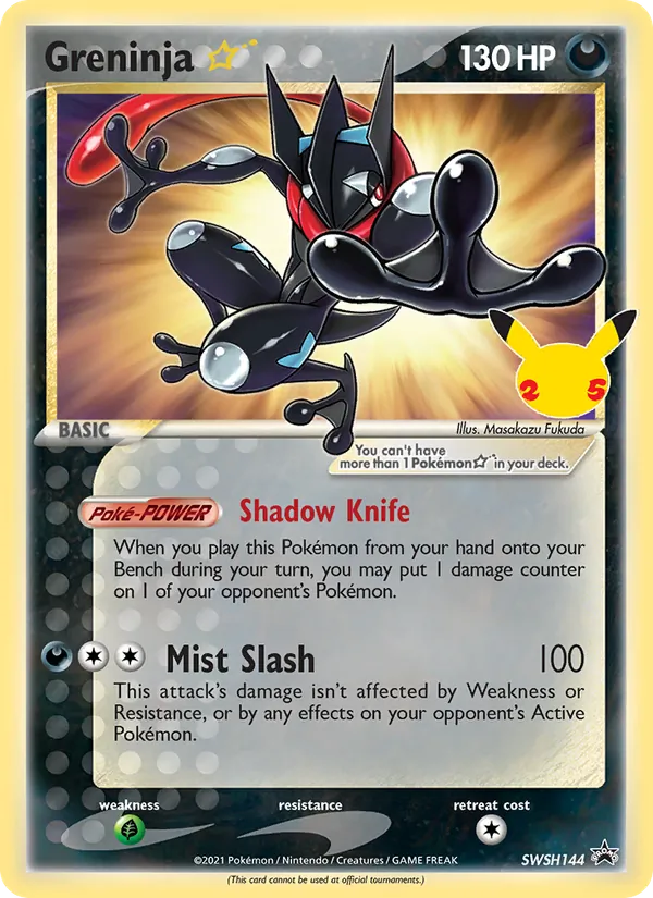 Greninja ☆ – SWSH Black Star Promos SWSH144