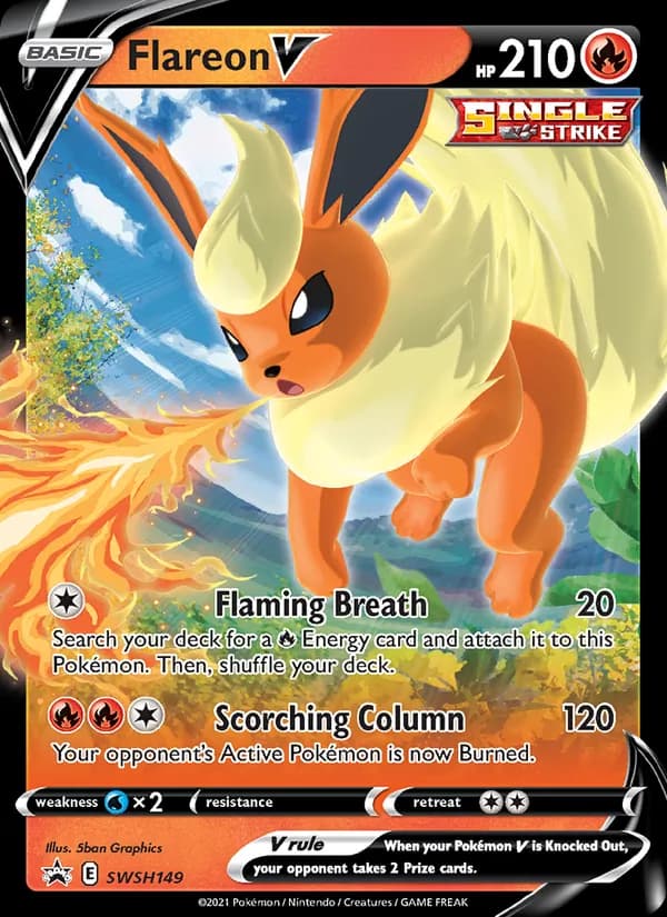 Flareon V – SWSH Black Star Promos SWSH149