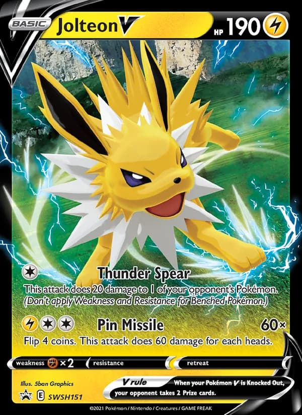 Jolteon V – SWSH Black Star Promos SWSH151