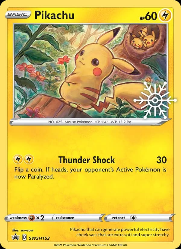 Pikachu – SWSH Black Star Promos SWSH153