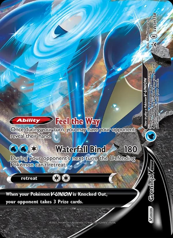 Greninja V-UNION – SWSH Black Star Promos SWSH158