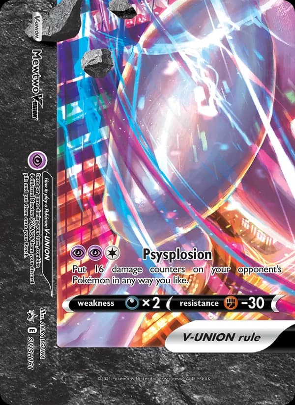 Mewtwo V-UNION – SWSH Black Star Promos SWSH161