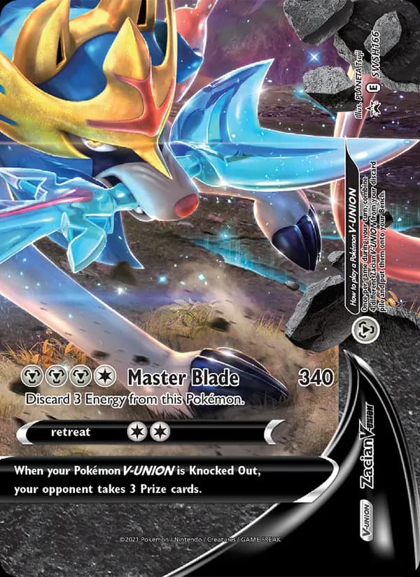 Zacian V-UNION – SWSH Black Star Promos SWSH166