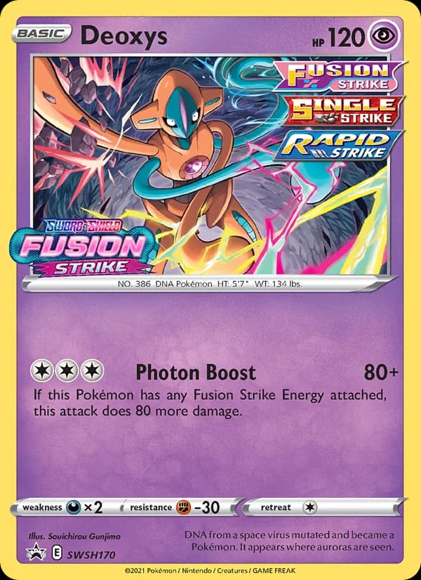 Deoxys – SWSH Black Star Promos SWSH170