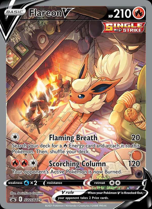 Flareon V – SWSH Black Star Promos SWSH179