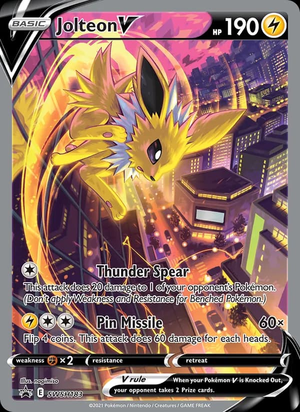 Jolteon V – SWSH Black Star Promos SWSH183
