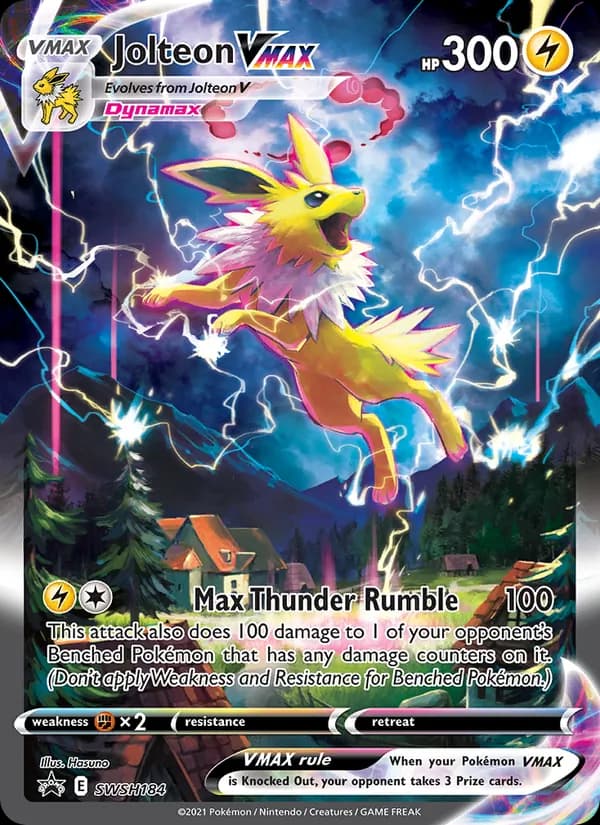 Jolteon VMAX – SWSH Black Star Promos SWSH184