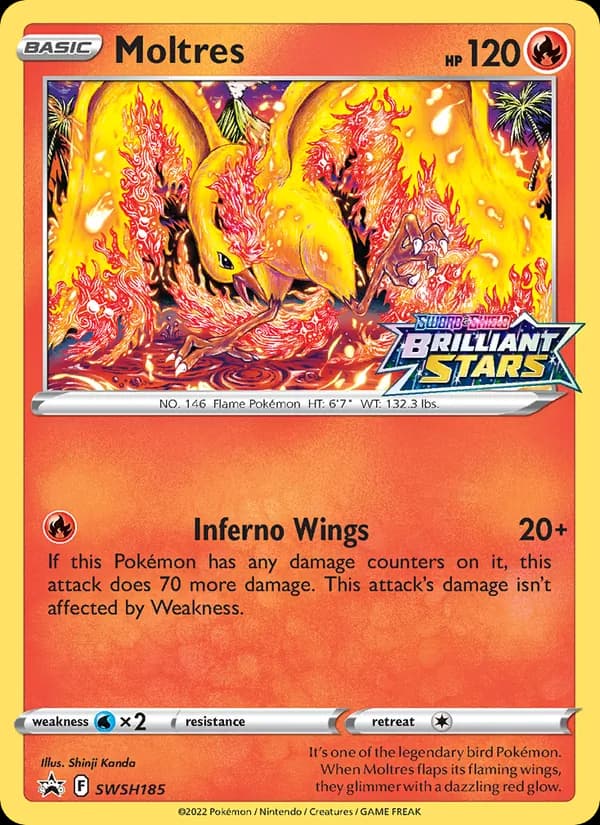 Moltres – SWSH Black Star Promos SWSH185