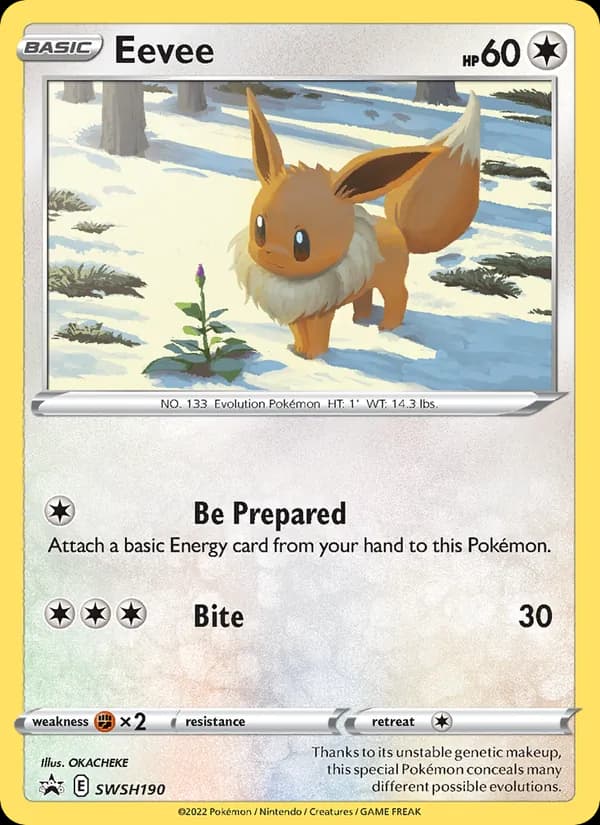 Eevee – SWSH Black Star Promos SWSH190