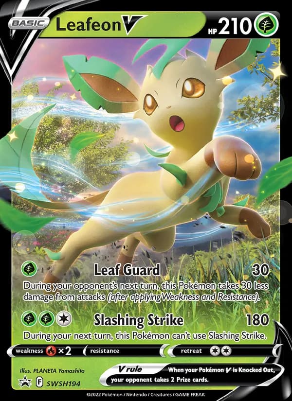 Leafeon V – SWSH Black Star Promos SWSH194