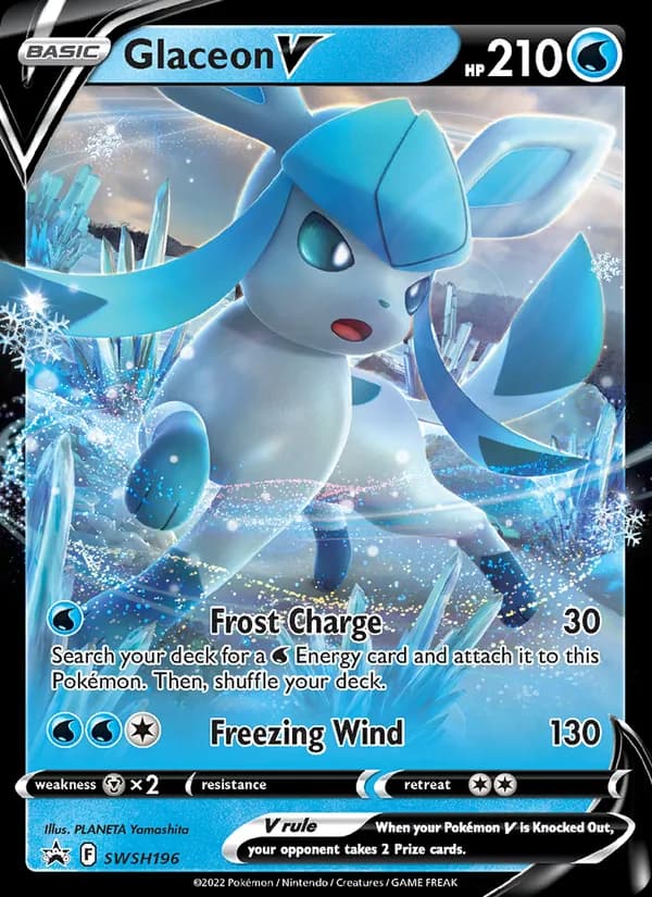 Glaceon V – SWSH Black Star Promos SWSH196