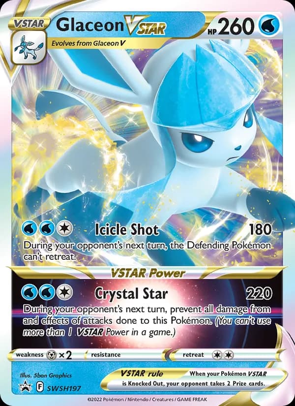 Glaceon VSTAR – SWSH Black Star Promos SWSH197