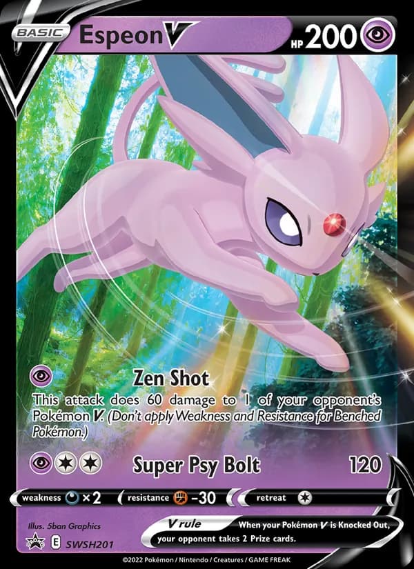 Espeon V – SWSH Black Star Promos SWSH201