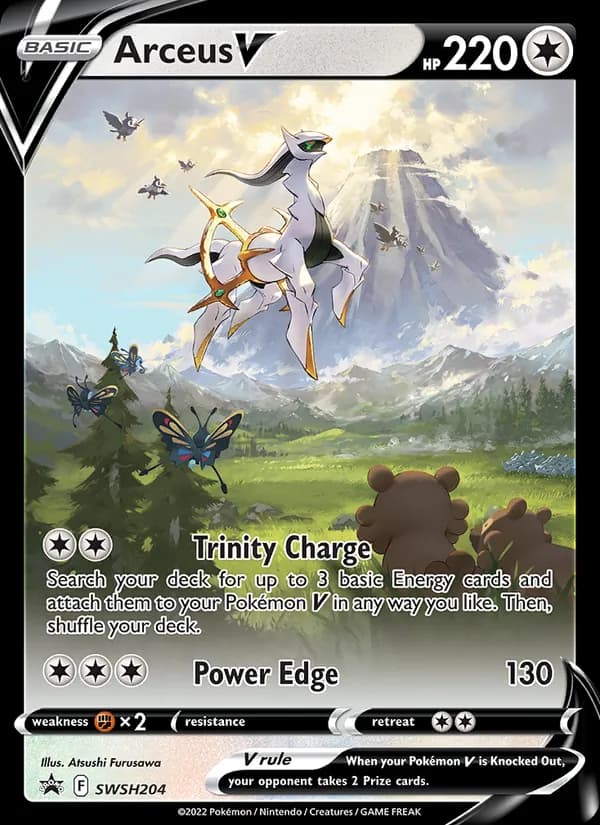 Arceus V – SWSH Black Star Promos SWSH204