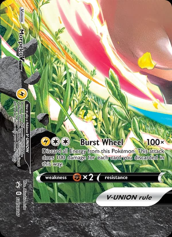 Morpeko V-UNION – SWSH Black Star Promos SWSH217
