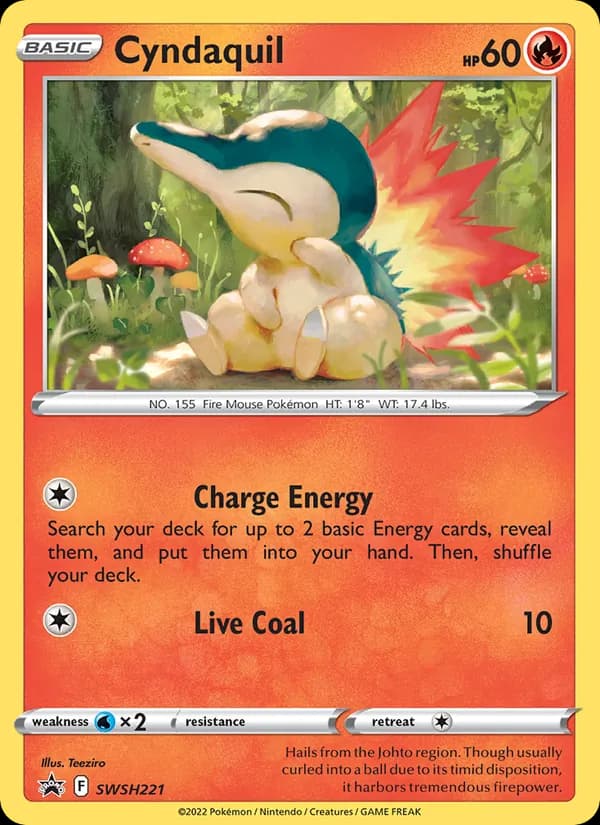 Cyndaquil – SWSH Black Star Promos SWSH221
