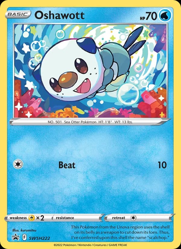 Oshawott – SWSH Black Star Promos SWSH222