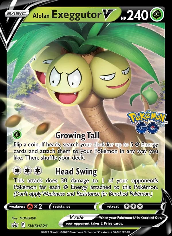 Alolan Exeggutor V – SWSH Black Star Promos SWSH225