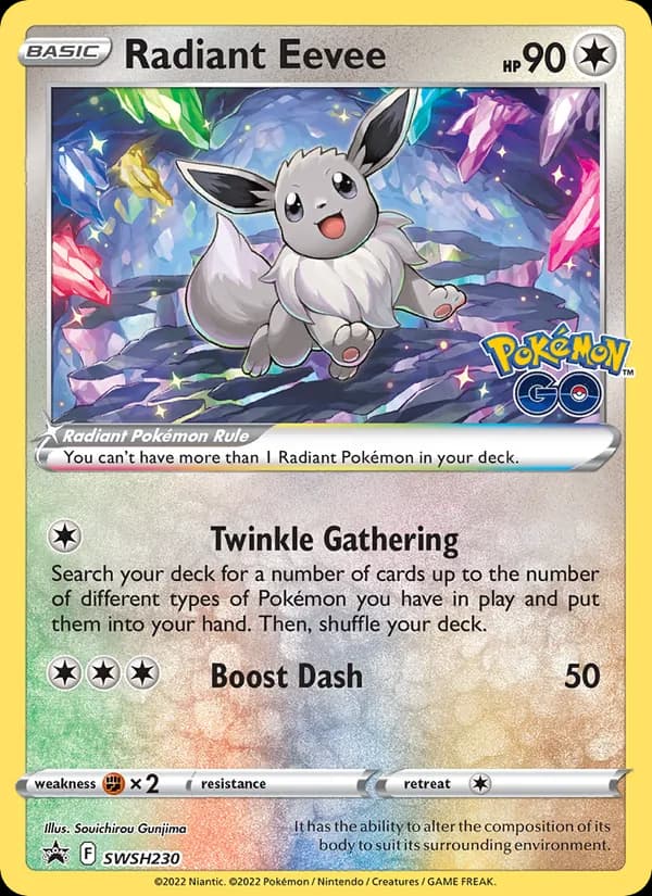 Radiant Eevee – SWSH Black Star Promos SWSH230