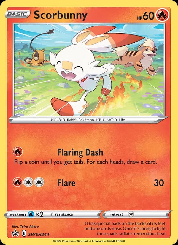 Scorbunny – SWSH Black Star Promos SWSH244