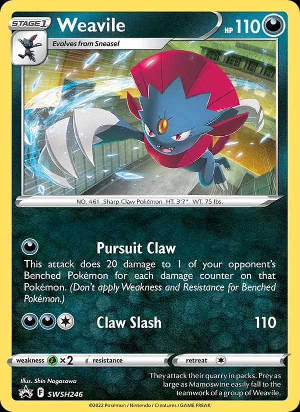 Weavile – SWSH Black Star Promos SWSH246
