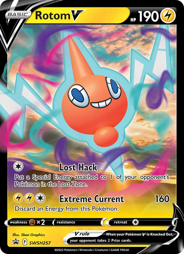 Rotom V – SWSH Black Star Promos SWSH257