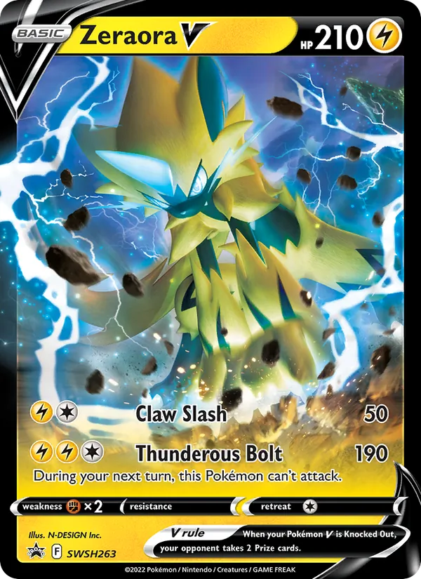 Zeraora V – SWSH Black Star Promos SWSH263