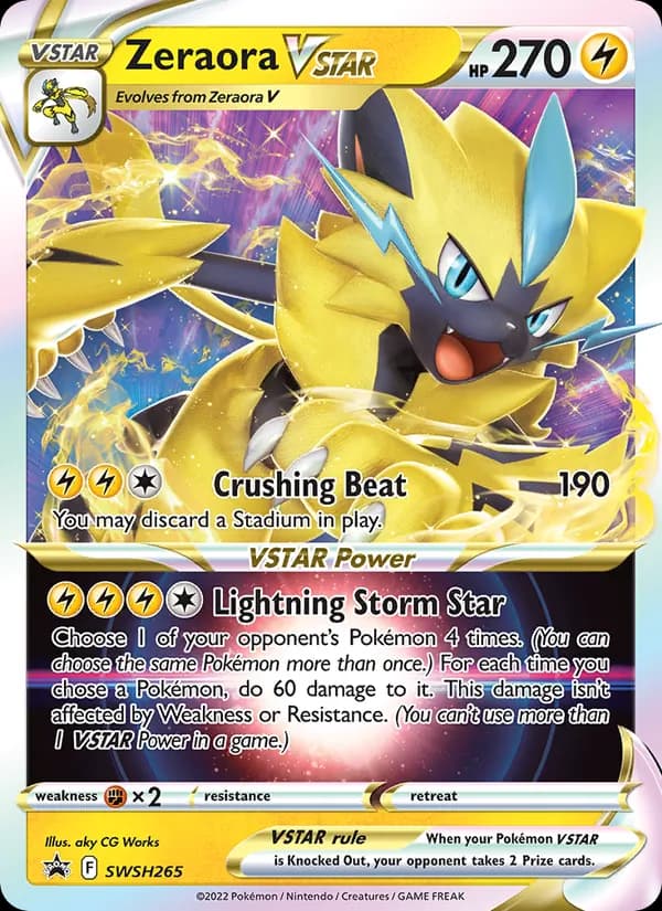 Zeraora VSTAR – SWSH Black Star Promos SWSH265