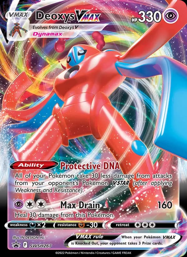 Deoxys VMAX – SWSH Black Star Promos SWSH267
