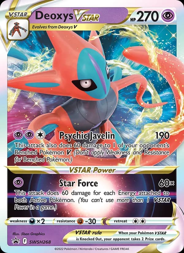 Deoxys VSTAR – SWSH Black Star Promos SWSH268