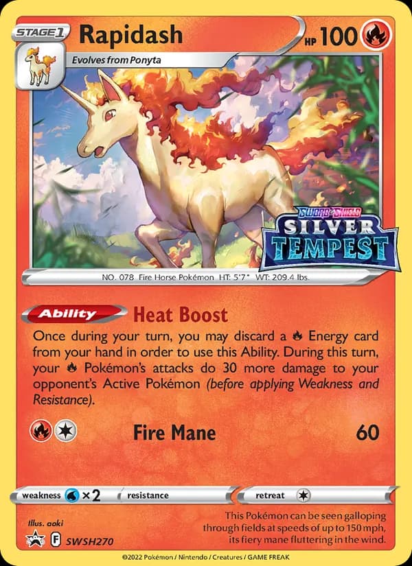 Rapidash – SWSH Black Star Promos SWSH270