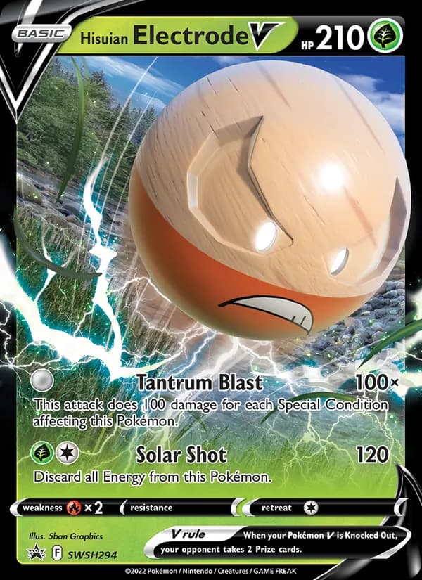 Hisuian Electrode V – SWSH Black Star Promos SWSH294