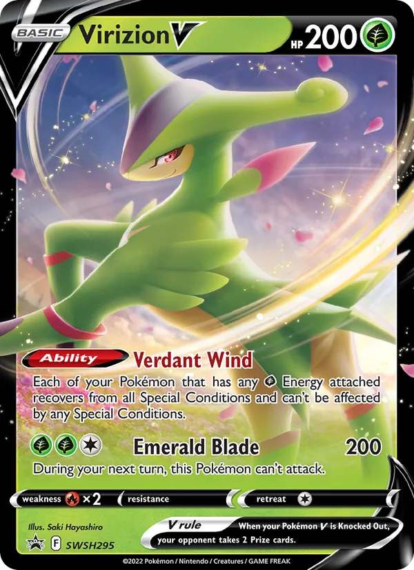 Virizion V – SWSH Black Star Promos SWSH295