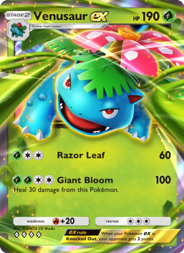 Venusaur ex – Genetic Apex 004