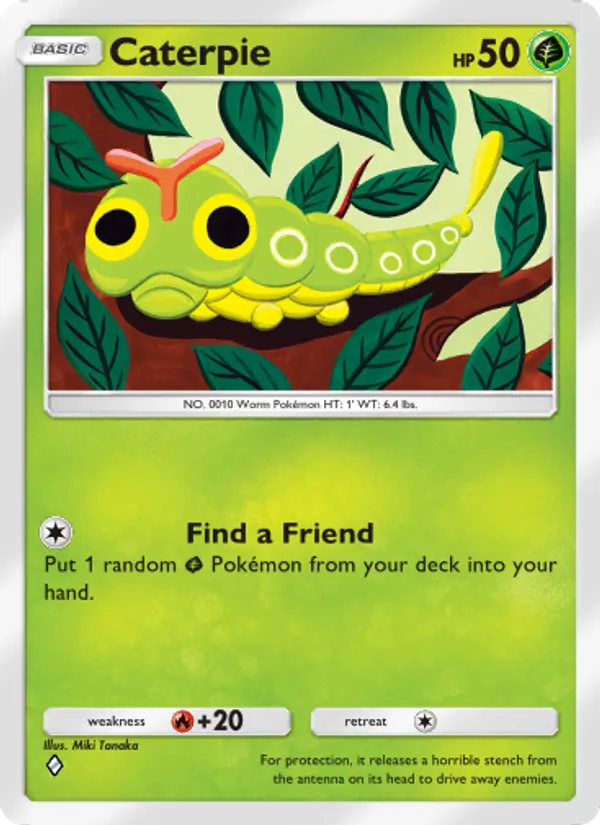 Caterpie – Genetic Apex 005